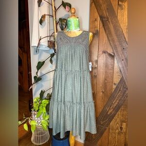 Crochet Top Maxi Dress